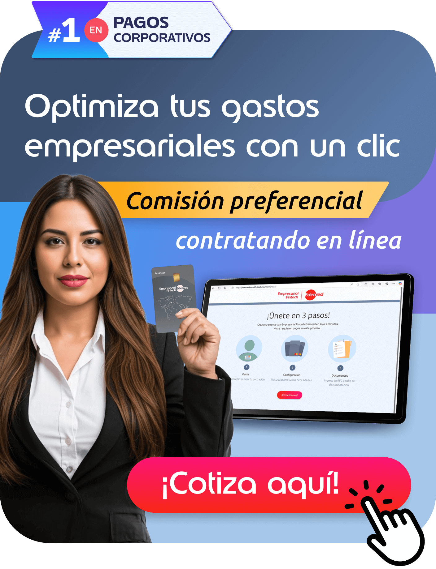 Obtén una comisión preferencial al contratar en línea