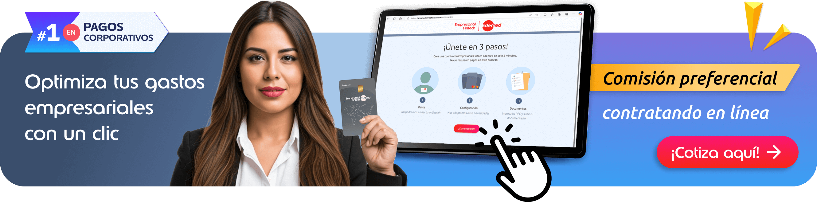 Obtén una comisión preferencial al contratar en línea